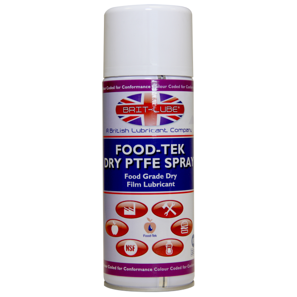 Food-Tek Dry PTFE Spray (SOLD IN BOXES OF 12)