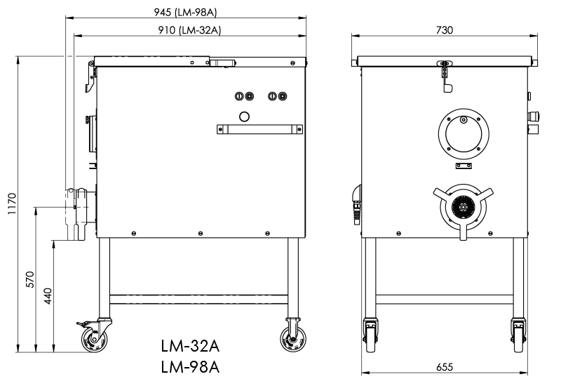 LM-98/A Mixer Grinder